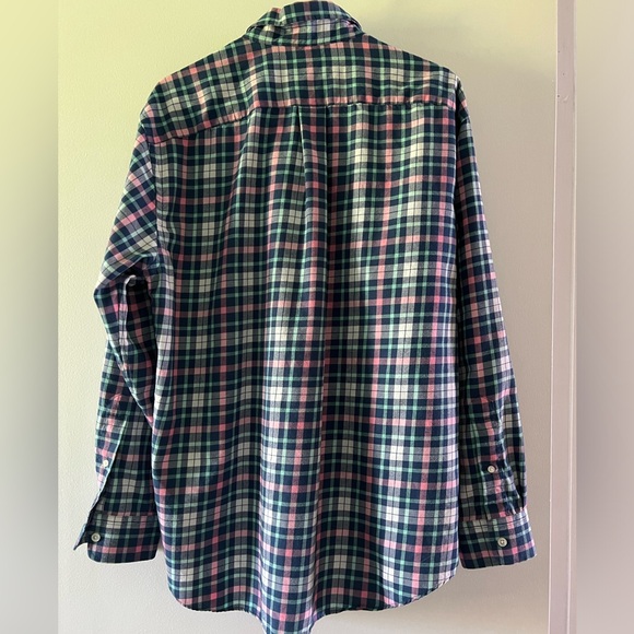 Vineyard Vines  Performance Flannel Classic Fit Tucker Shirt Size L - Picture 2 of 13